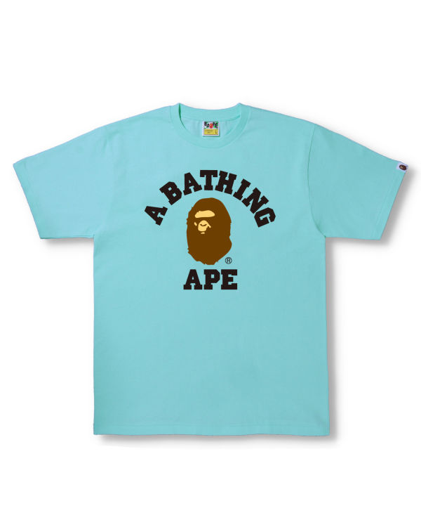 Pánské Tričko Bape College Blankyt | 90543AOMG