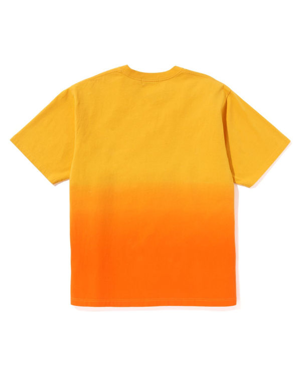 Pánské Tričko Bape College Gradation Relaxed Fit Oranžové | 14096CGVB