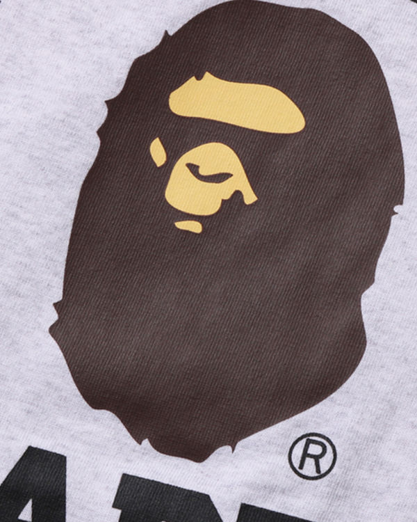 Pánské Tričko Bape College L/S Šedé | 15240XURQ
