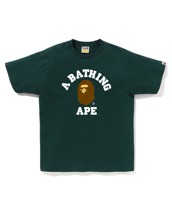 Pánské Tričko Bape College Zelene | 62301RJPW