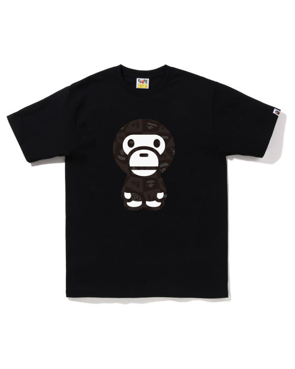 Pánské Tričko Bape Distortion Big Milo Černé | 70456TZJX