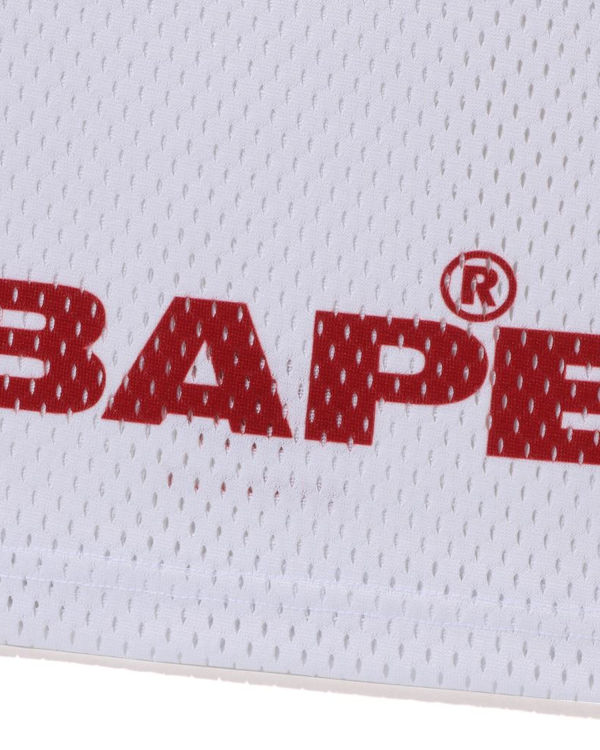 Pánské Tričko Bape Football Jersey Bílé | 68543OBEH
