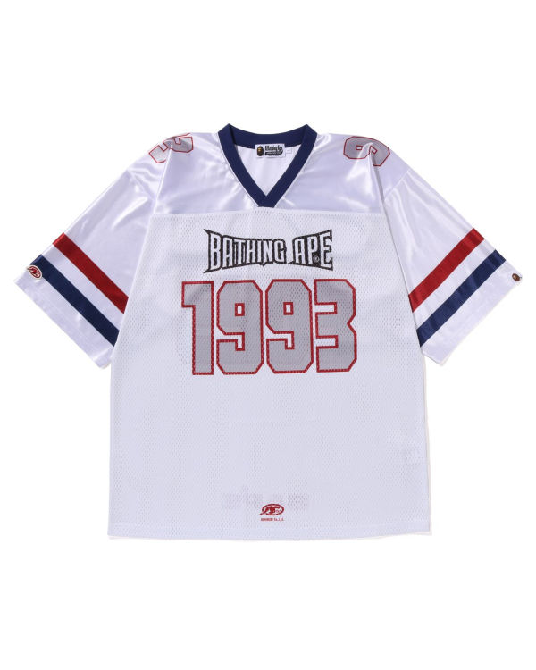 Pánské Tričko Bape Football Jersey Bílé | 68543OBEH