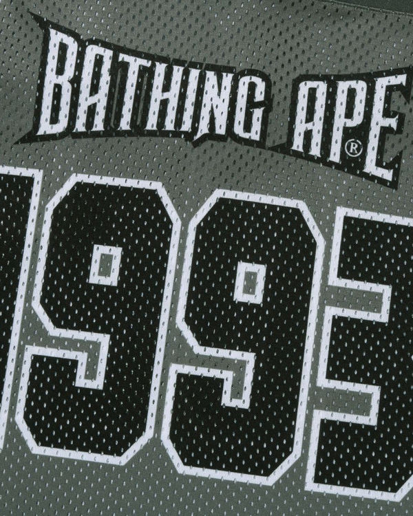 Pánské Tričko Bape Football Jersey Šedé | 25684VQIL