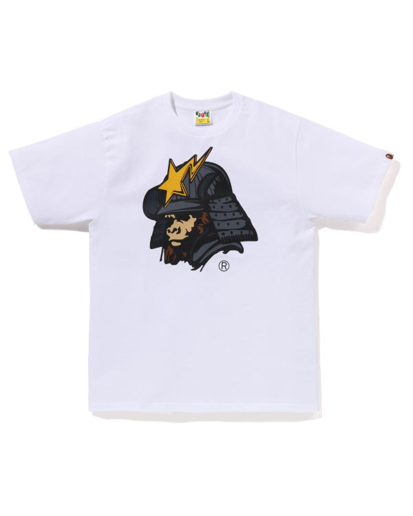 Pánské Tričko Bape General Kabuto Bílé | 53196SORZ