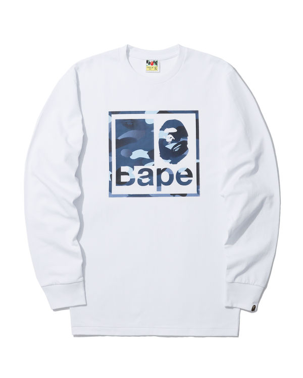 Pánské Tričko Bape Gradation Camo Bílé | 37540ISUH
