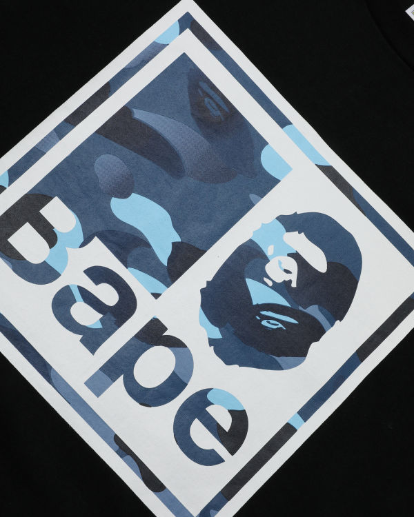 Pánské Tričko Bape Gradation Camo Černé | 02734ROYE