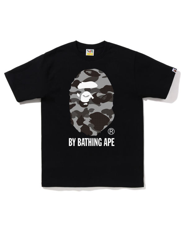Pánské Tričko Bape Grid Camo By Bathing Ape Černé | 46239YQXJ