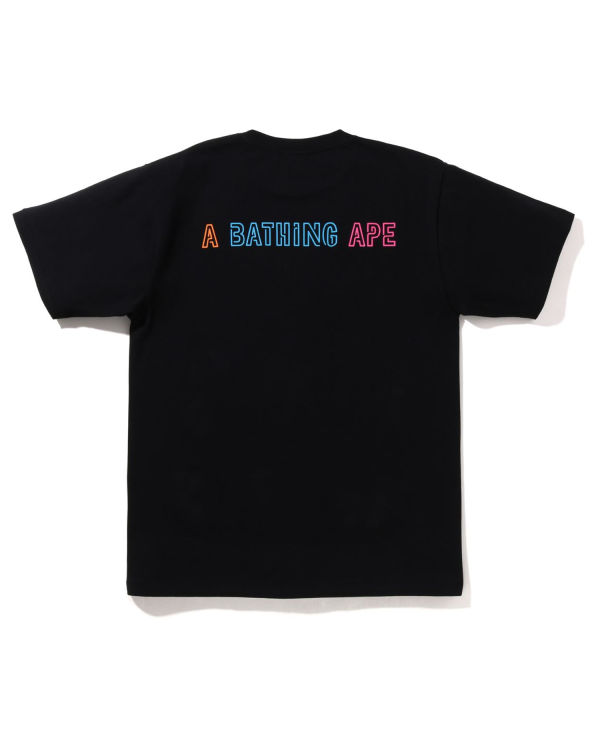 Pánské Tričko Bape Halloween Neon Mexican Skull Černé | 72814WOGV