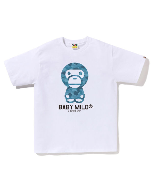 Pánské Tričko Bape Honeycomb Camo Milo Bílé | 35467AZHS