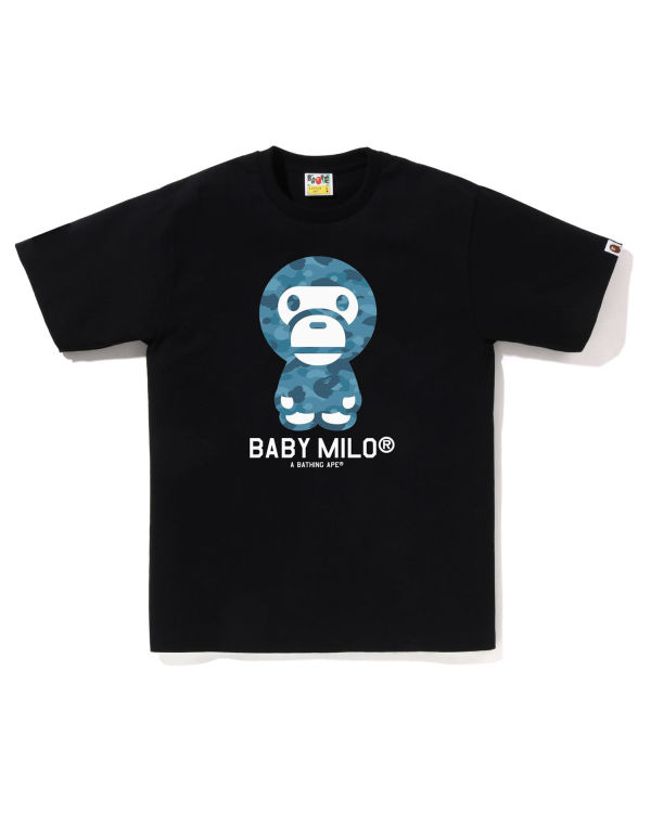Pánské Tričko Bape Honeycomb Camo Milo Černé | 40871IYPV