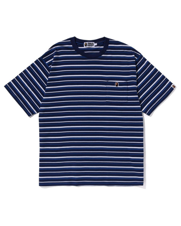 Pánské Tričko Bape Hoop One Point Relaxed Fit Blankyt | 91342WLDA