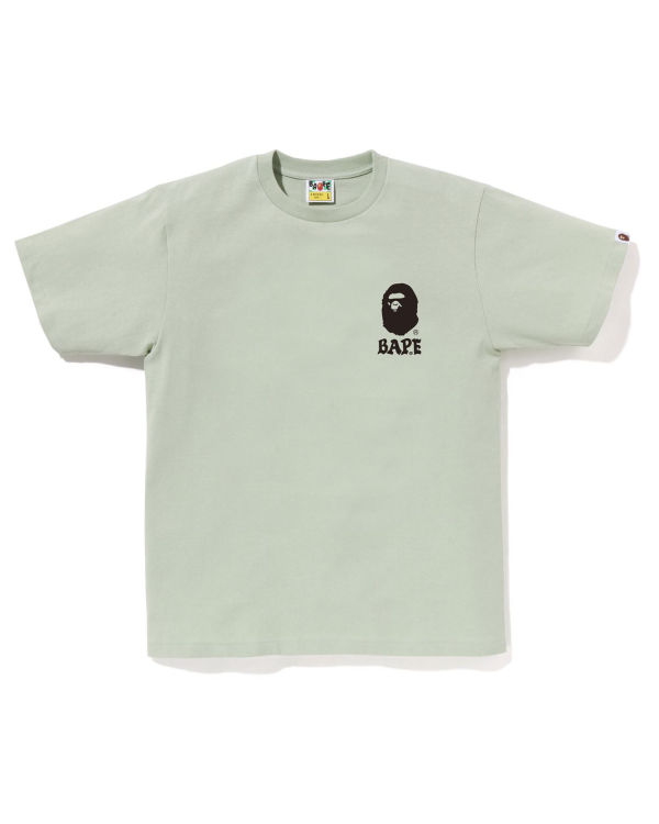 Pánské Tričko Bape Japan Culture Lettered Tmavě Zelene | 27058DNRS