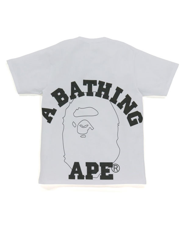 Pánské Tričko Bape Line 1st Camo Face Bílé | 65819RWBV