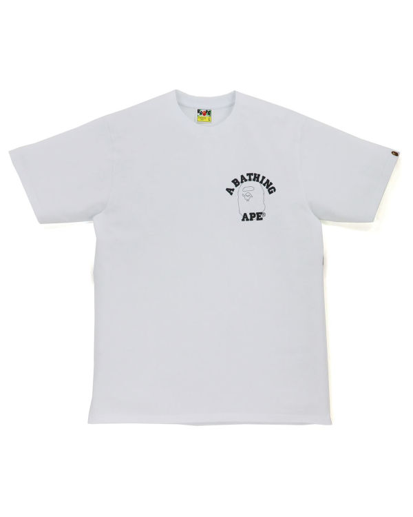 Pánské Tričko Bape Line 1st Camo Face Bílé | 65819RWBV