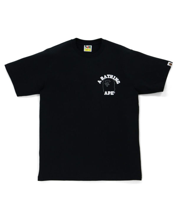 Pánské Tričko Bape Line 1st Camo Face Černé | 01795QEXU