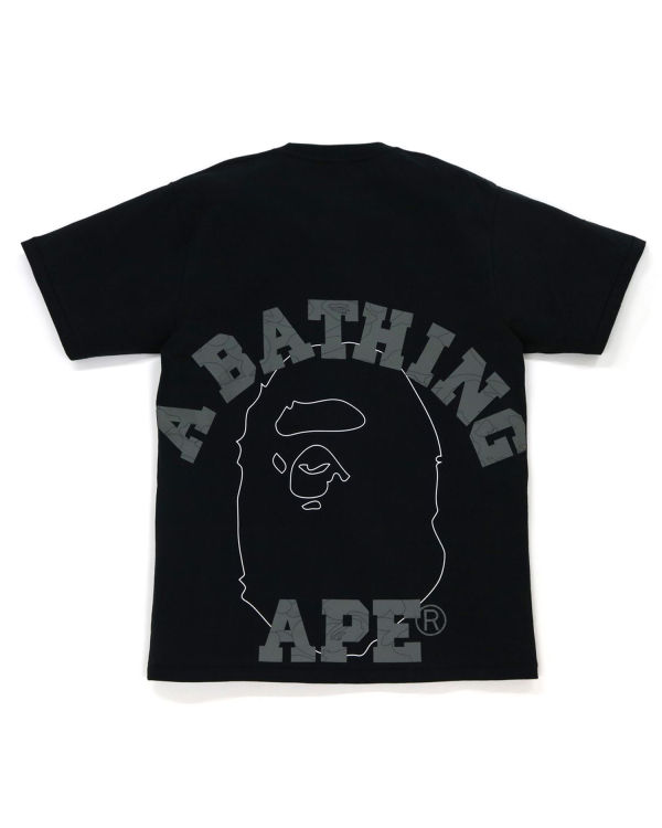Pánské Tričko Bape Line 1st Camo Face Černé | 74865ZOLR