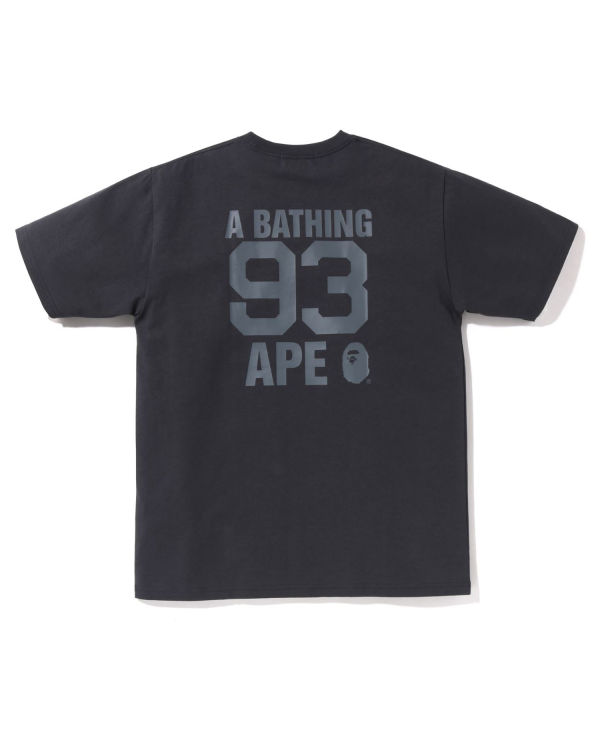 Pánské Tričko Bape Logo Tmavě Šedé | 39185PBVM