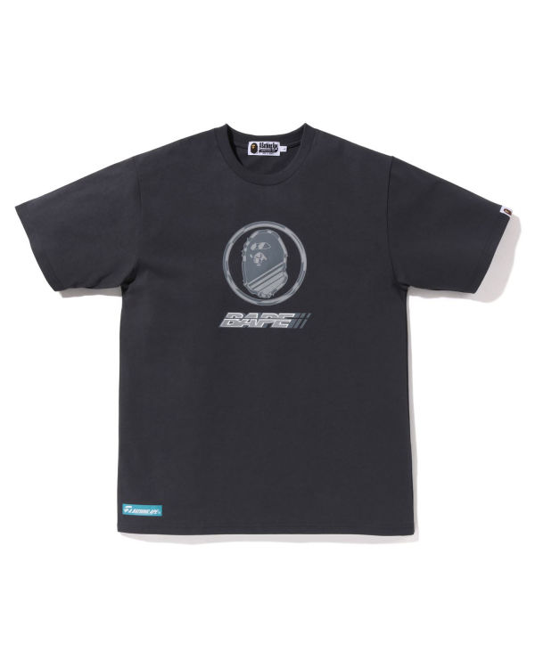 Pánské Tričko Bape Logo Tmavě Šedé | 39185PBVM