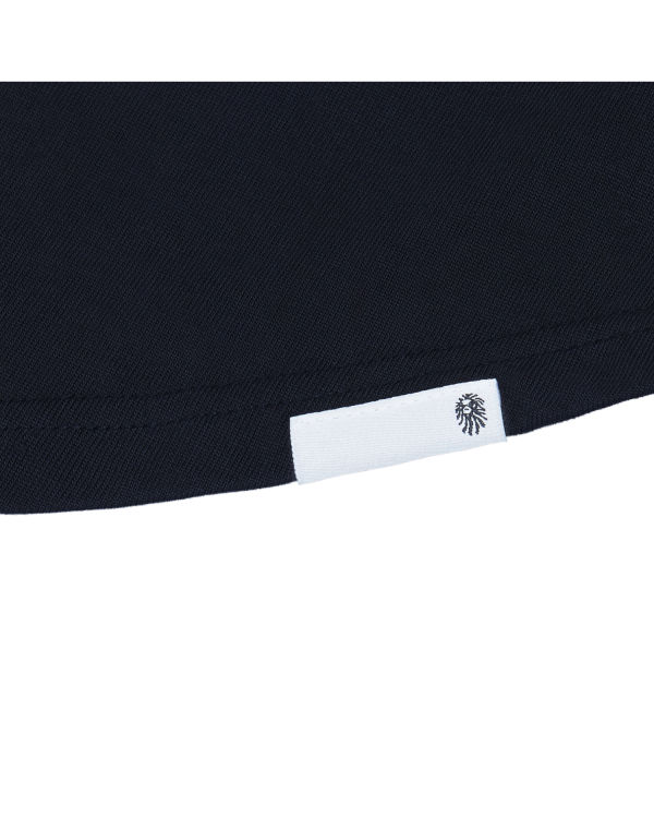Pánské Tričko Bape Logo print long sleeve Tmavě Blankyt Blankyt | 90758BUAJ
