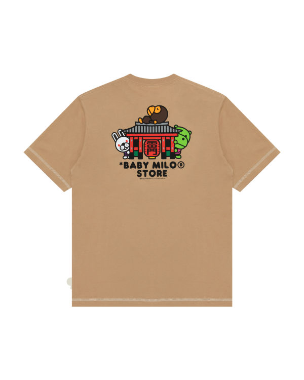 Pánské Tričko Bape Milo Béžový | 27645QTBU
