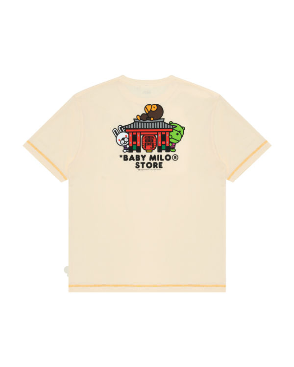 Pánské Tričko Bape Milo Bílé | 91640IXBS