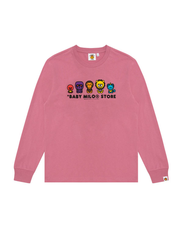 Pánské Tričko Bape Milo Růžové | 51029ZFGT