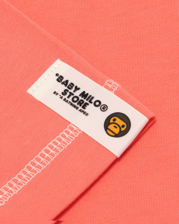 Pánské Tričko Bape Milo box logo print Růžové | 24370AERN