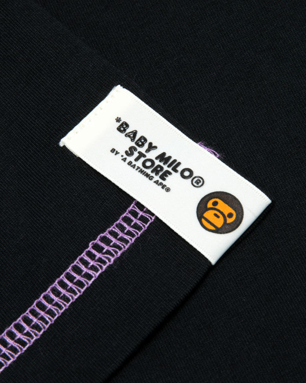 Pánské Tričko Bape Milo box logo print Černé | 26380MTWX