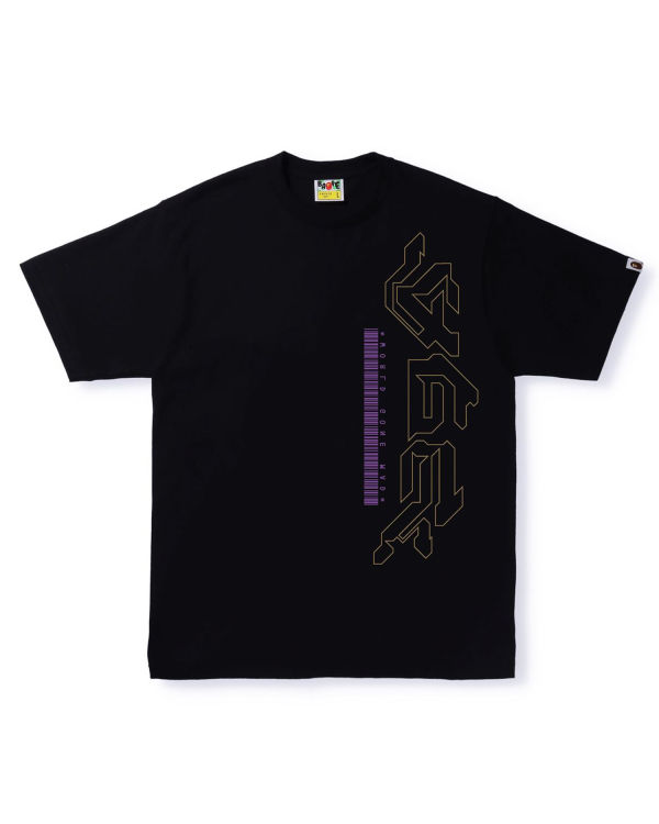 Pánské Tričko Bape Multi Logo #2 Černé | 18673NOTZ