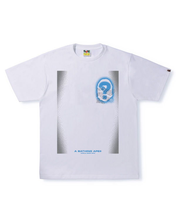 Pánské Tričko Bape Multi Logo #3 Bílé | 83692YVCP