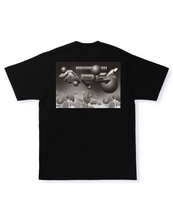 Pánské Tričko Bape Multi Logo #3 Černé | 57439FJRA