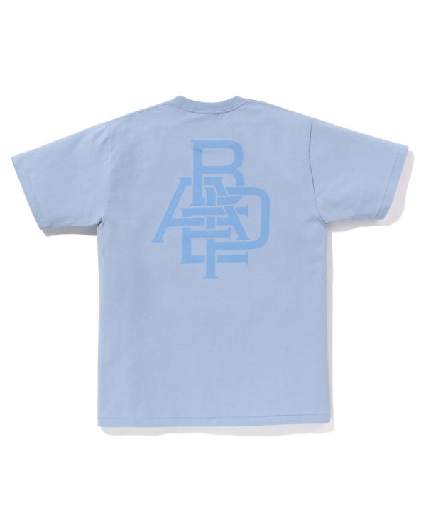 Pánské Tričko Bape Pigment Logo Blankyt | 21789RLBV