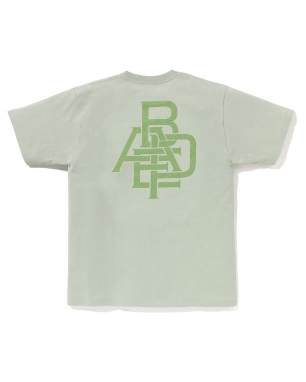 Pánské Tričko Bape Pigment Logo Světle Zelene | 53849BSGZ