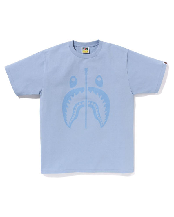 Pánské Tričko Bape Pigment Shark Světle Blankyt | 13798YLJZ
