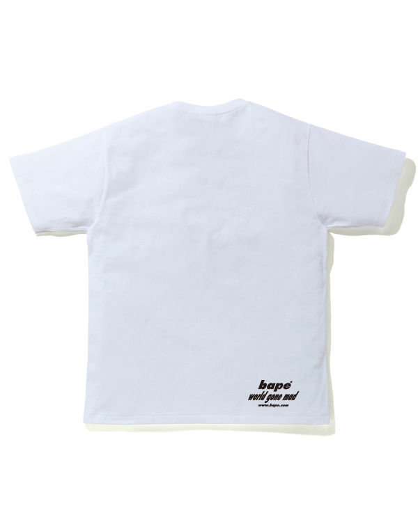 Pánské Tričko Bape STA Camo WGM Ape Head Bílé | 24689ZPVQ