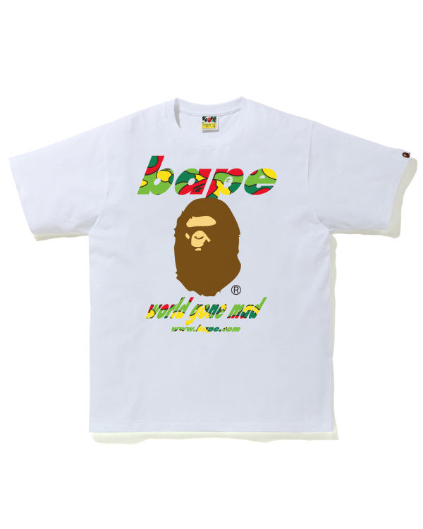 Pánské Tričko Bape STA Camo WGM Ape Head Bílé | 24689ZPVQ