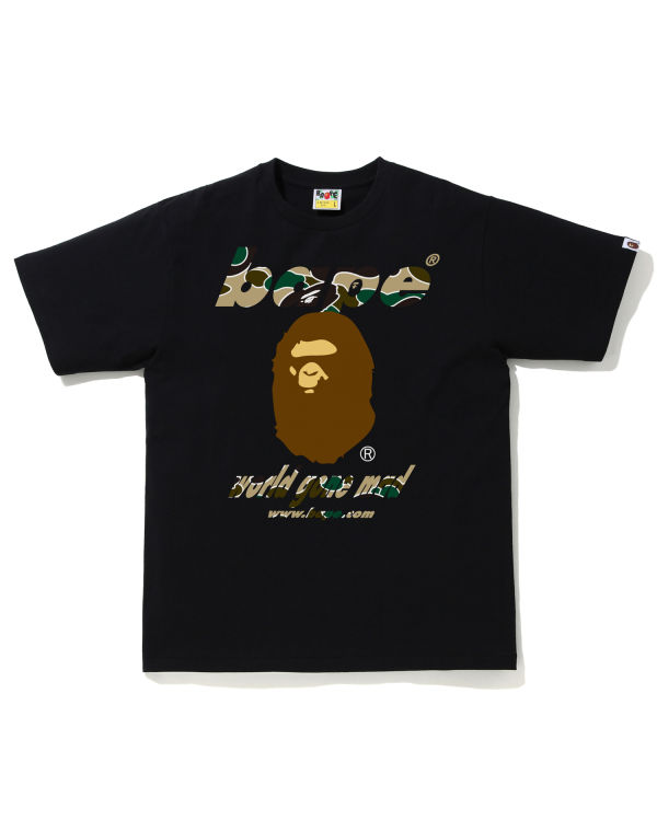 Pánské Tričko Bape STA Camo WGM Ape Head Černé | 72318VTHG
