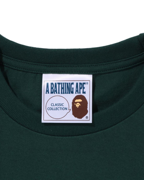 Pánské Tričko Bape Shadow L/S Zelene | 53018HTUK