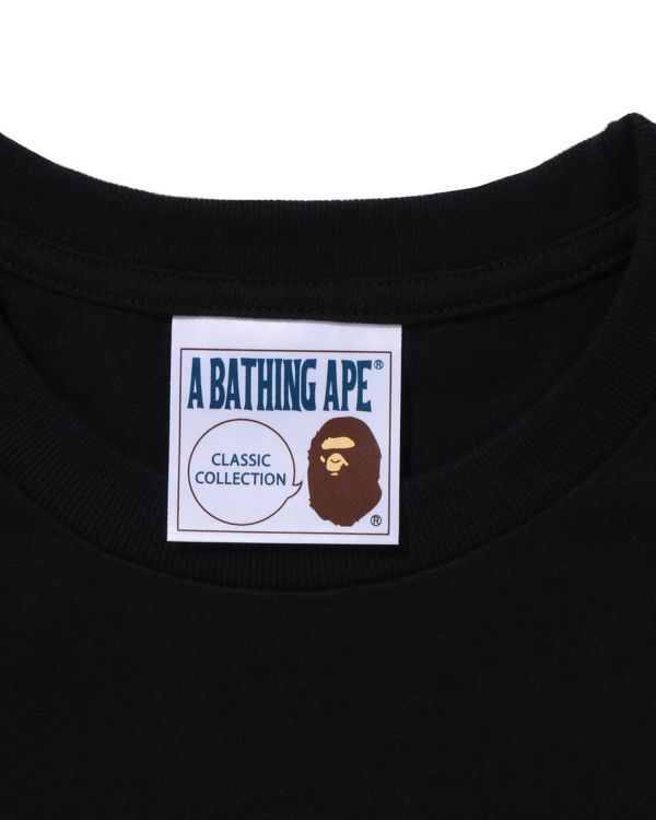 Pánské Tričko Bape Shadow L/S Černé | 38790RGYV