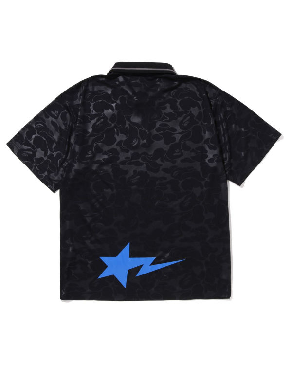 Pánské Tričko Bape Soccer Game Relaxed Fit Polo Černé | 10962JQIN
