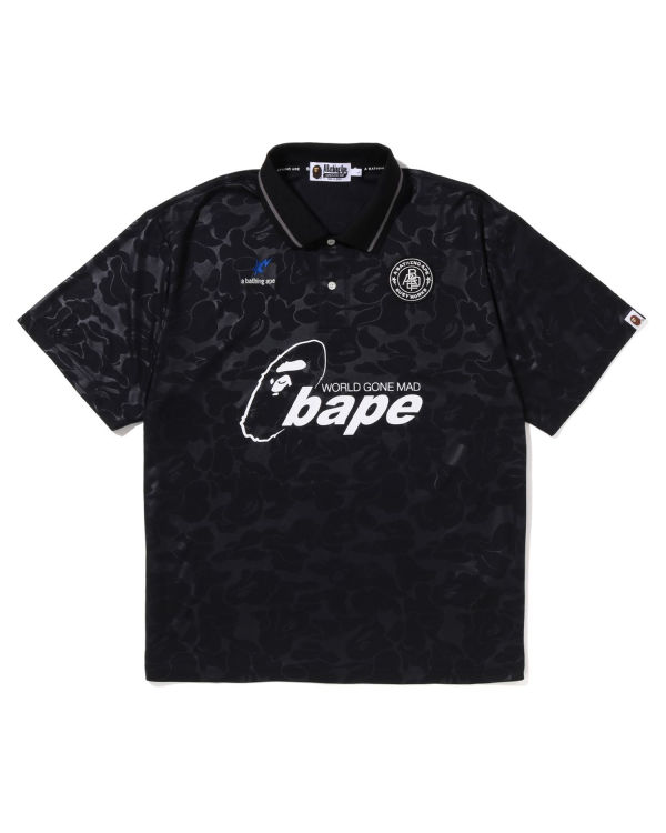 Pánské Tričko Bape Soccer Game Relaxed Fit Polo Černé | 10962JQIN