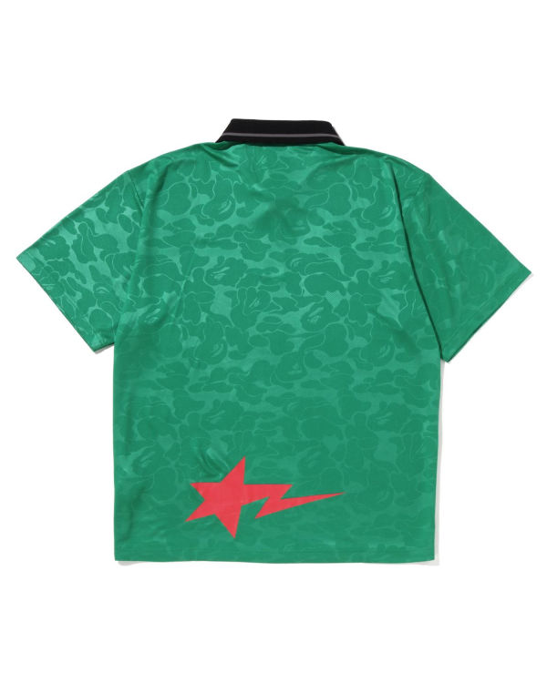 Pánské Tričko Bape Soccer Game Relaxed Fit Polo Světle Zelene | 47983BVWR