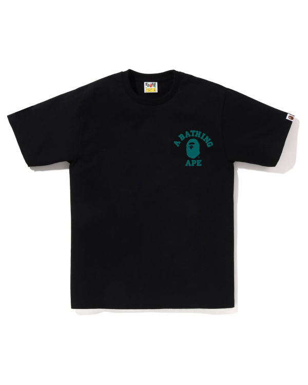 Pánské Tričko Bape Speed Racer College ATS Černé | 48726ECLG