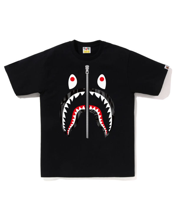 Pánské Tričko Bape Speed Racer Shark Černé | 43258SDRC