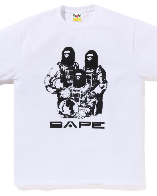 Pánské Tričko Bape Tee Package Box #1 M Bílé Černé | 51249PNBD