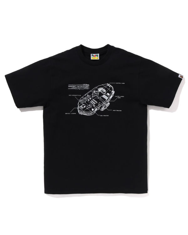 Pánské Tričko Bape Tee Package Box #2 M Bílé Černé | 96473YPCD