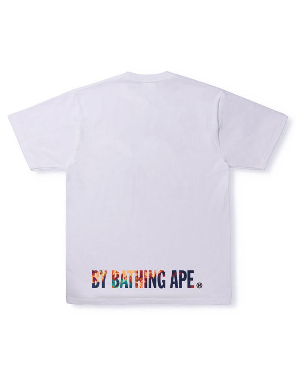 Pánské Tričko Bape Tie Dye Ape Face Bílé | 79620CJYM