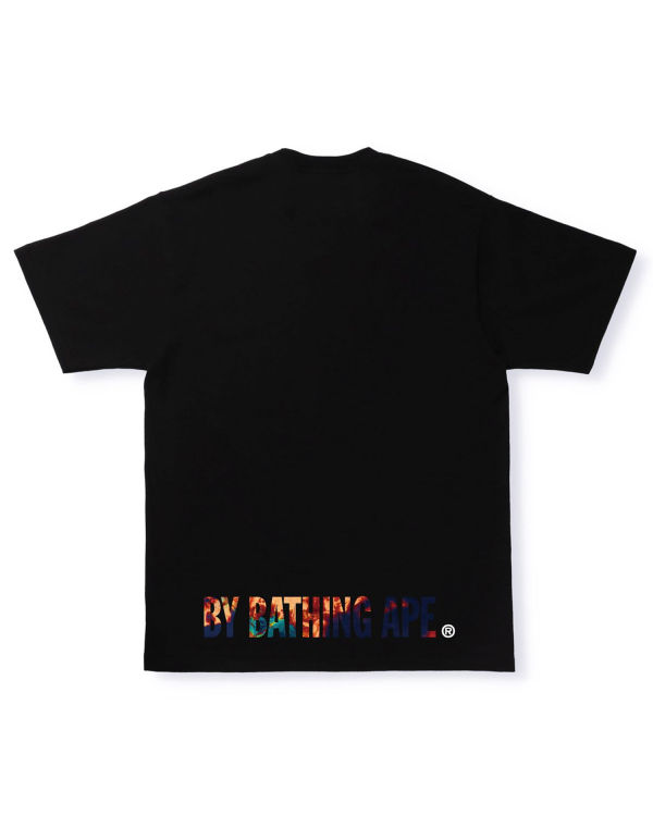 Pánské Tričko Bape Tie Dye Ape Face Černé | 08341JXPM