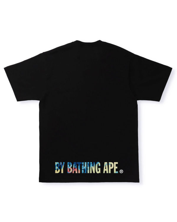 Pánské Tričko Bape Tie Dye Ape Face Černé | 15246GXYE